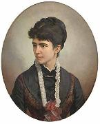 Victor Meirelles Portrait of a woman oil painting